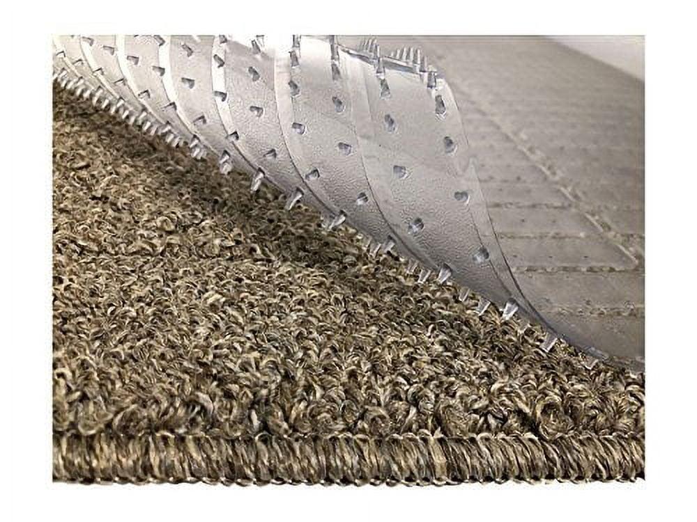 Resilia 27" x 6' Clear Vinyl Plastic Deep-Pile Floor Runner/Protector