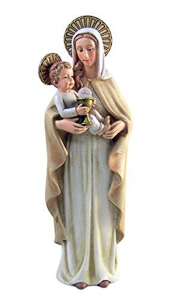 Resin Our Lady of The Blessed Sacrament Figurine Inspired by Sister M.I. Hummel, 8 Inch