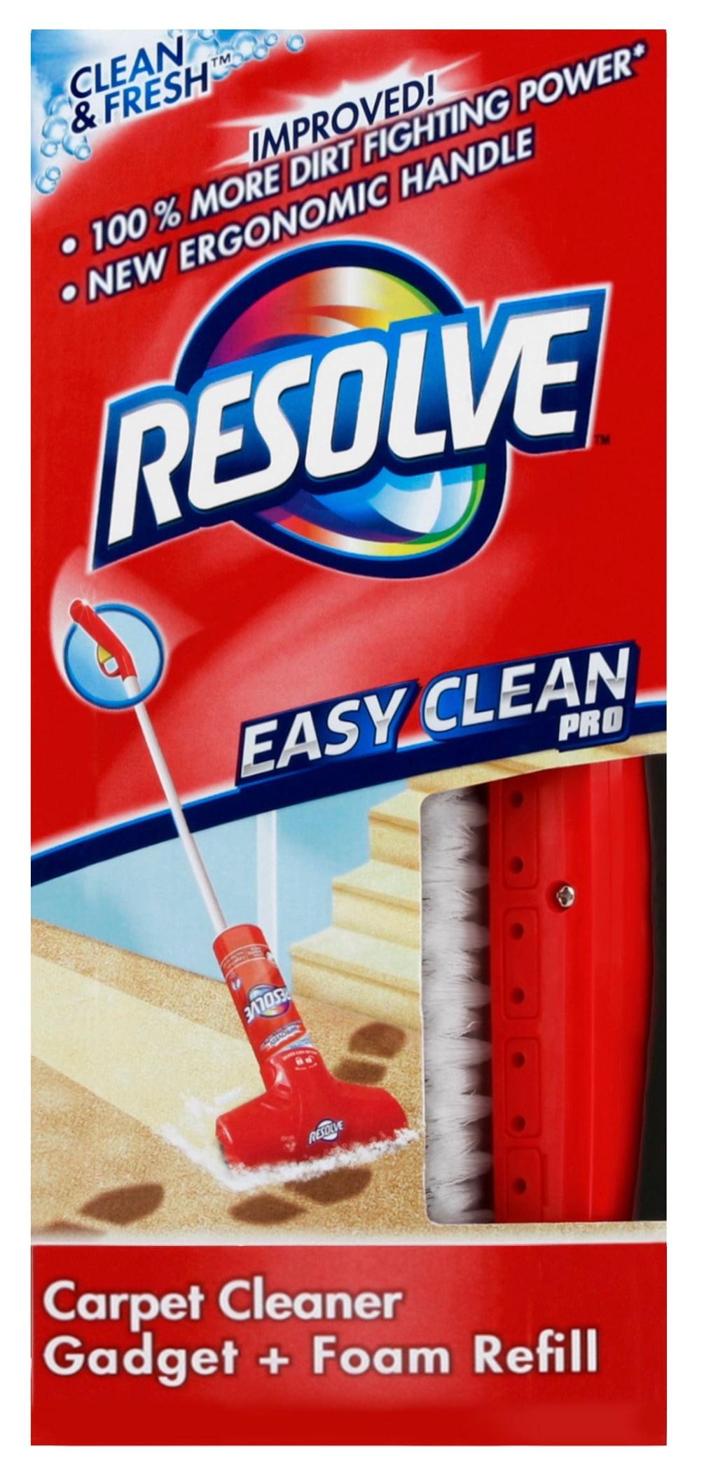 Resolve Easy Clean Pro Carpet Cleaner Gadget + Foam Spray Refill, 22oz