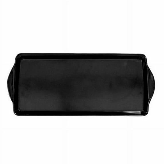 Reston Lloyd Melamine Tidbit Tray, Black