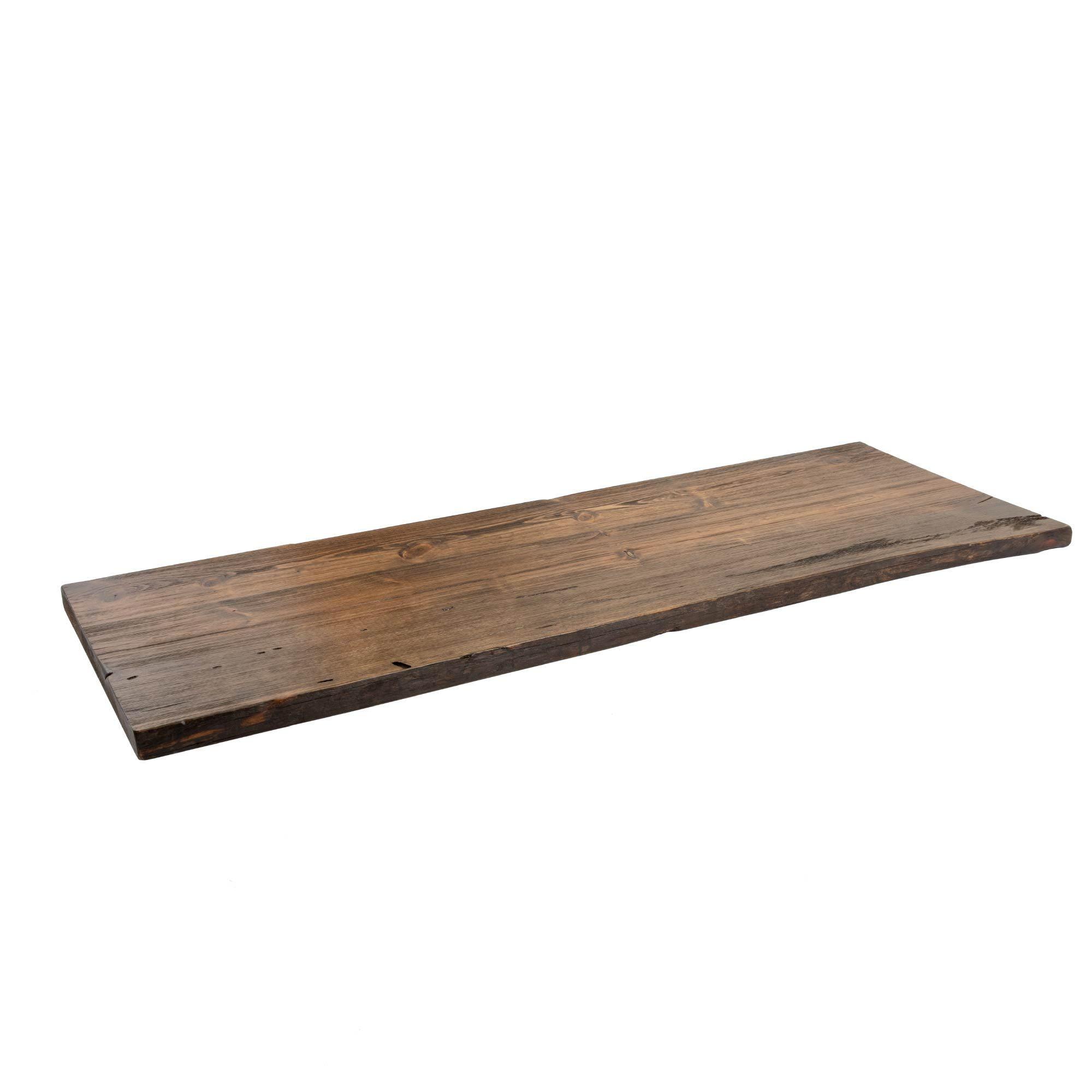 48 In. x 16 In. X 1.25 In. Live Edge Solid Console Table Wood Top