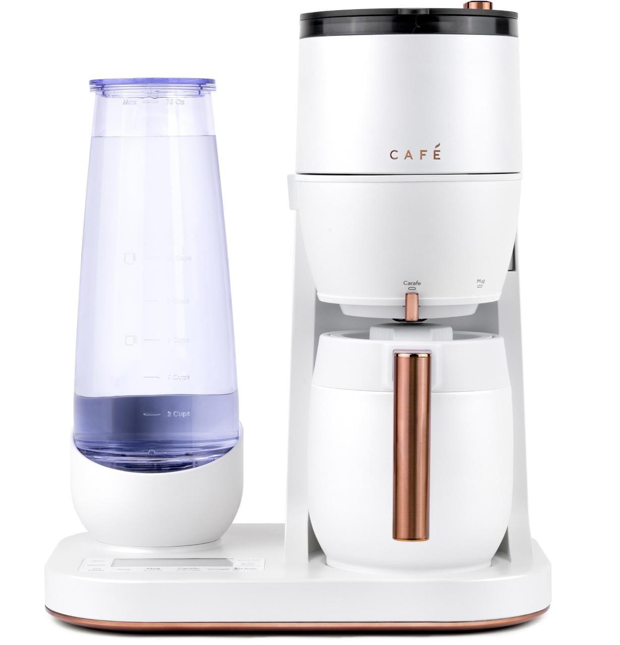 Café ™ Matte White Specialty Grind and Brew Coffee Maker