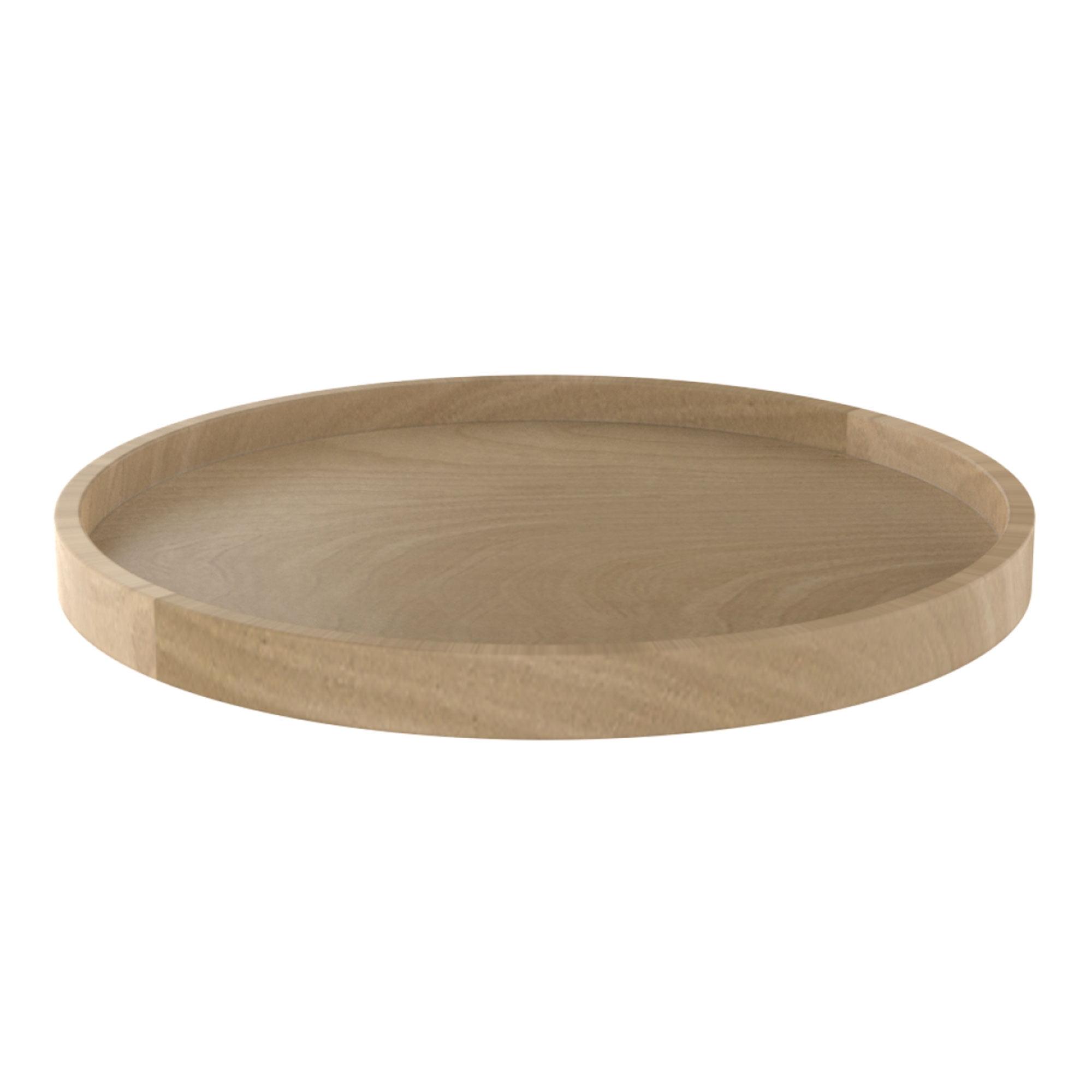 Rev-A-Shelf Lazy Susan Wooden Circle 1-Shelf w/Swivel Bearings