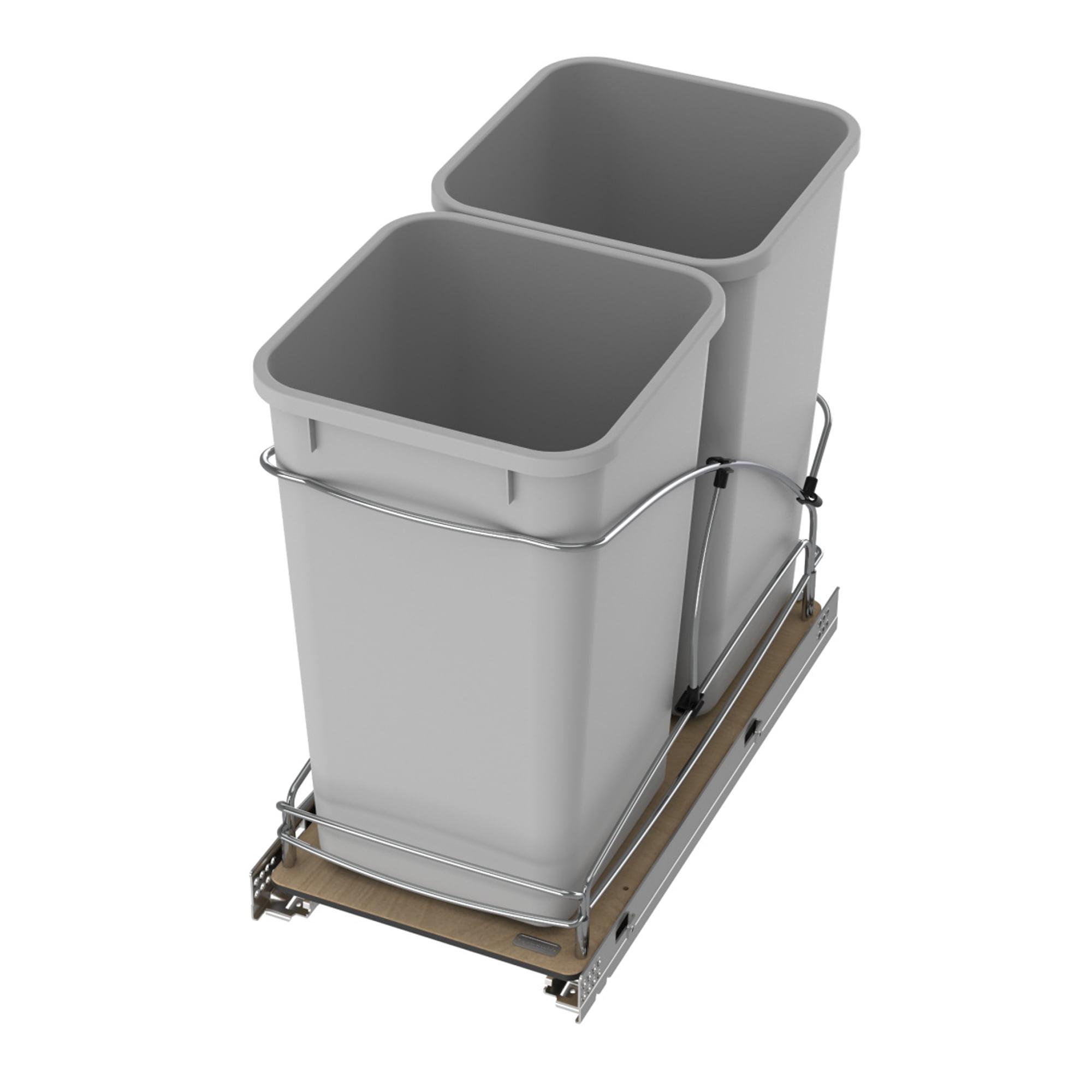 Rev-A-Shelf Rev-A-Shelf Double 27 qt. Pullout Trash Containers