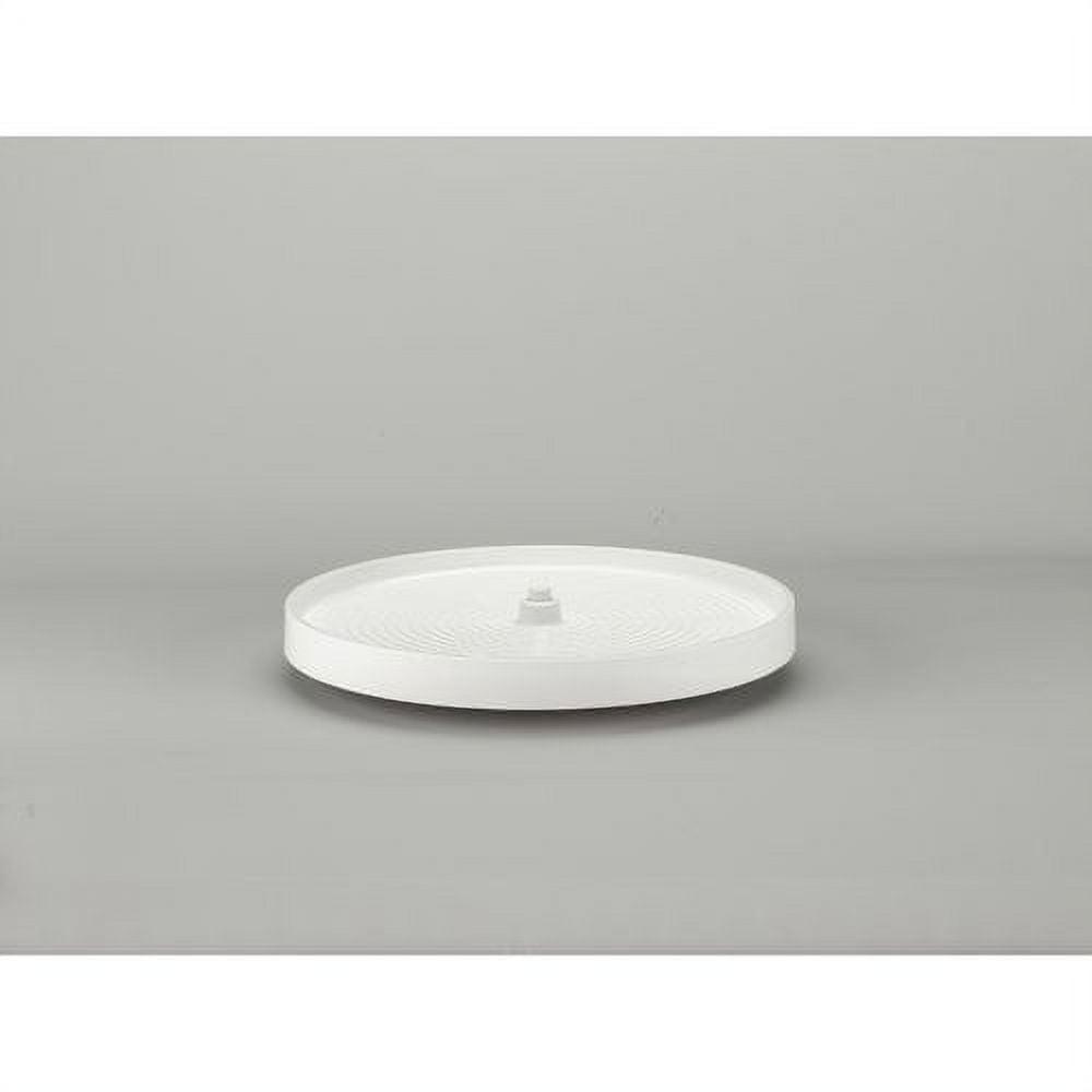 Rev-A-Shelf Polymer Full Circle 1-Shelf Lazy Susan with Bottom Mount Hardware for Corner Base Cabinets