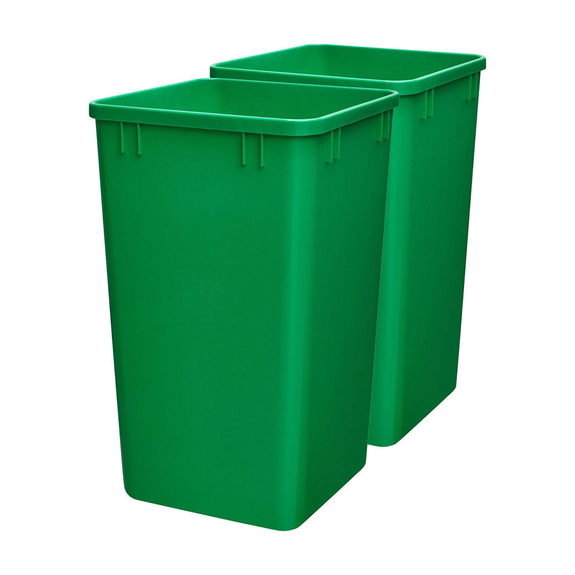 Rev-A-Shelf Polymer Replacement Trash Bin, 2 Pack