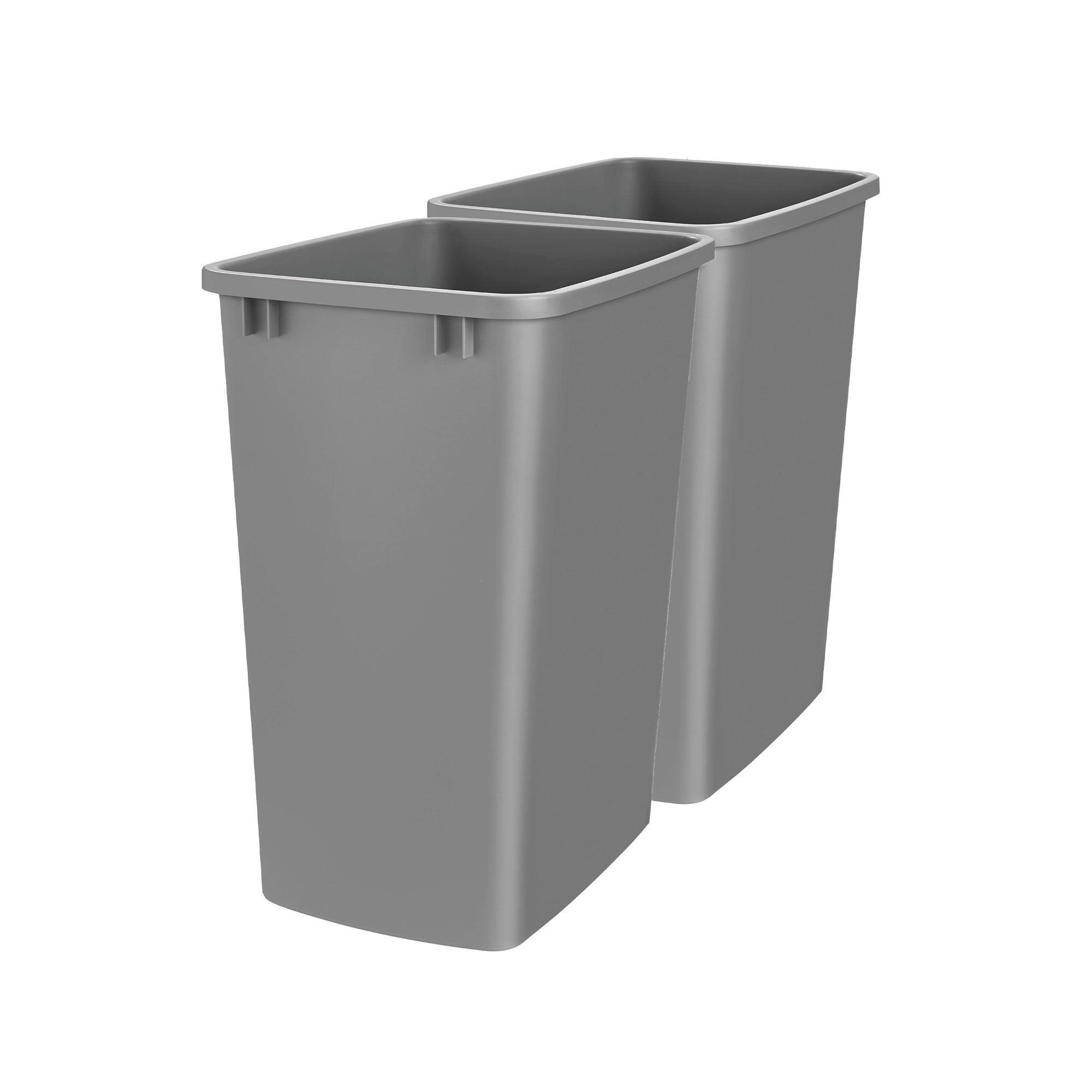 Rev-A-Shelf Polymer Replacement Trash Bin, 2 Pack (Set of 2)