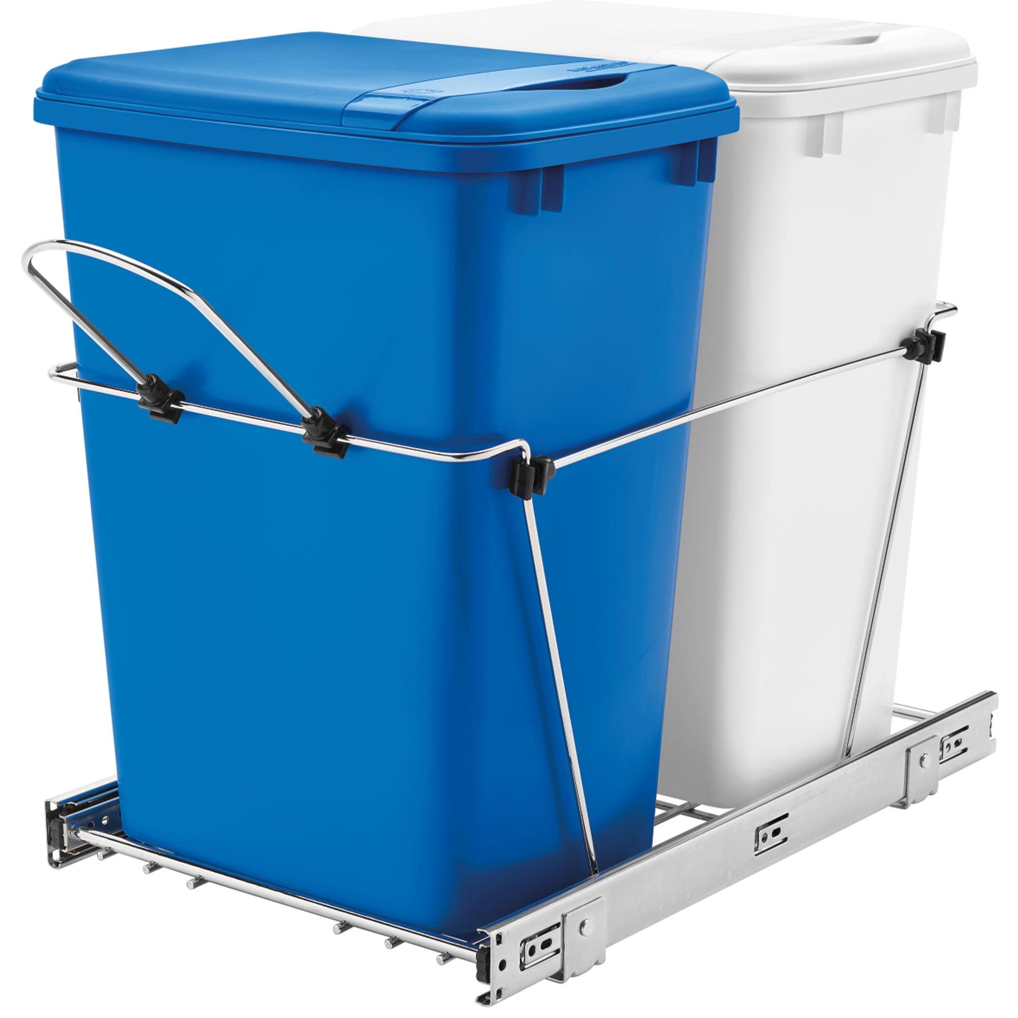 Double Sliding Pull-Out Waste Bin Containers