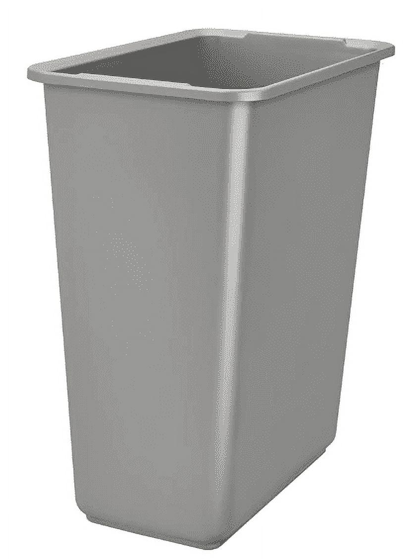 Gray Polymer Pull-Out Trash Container 30 Quart