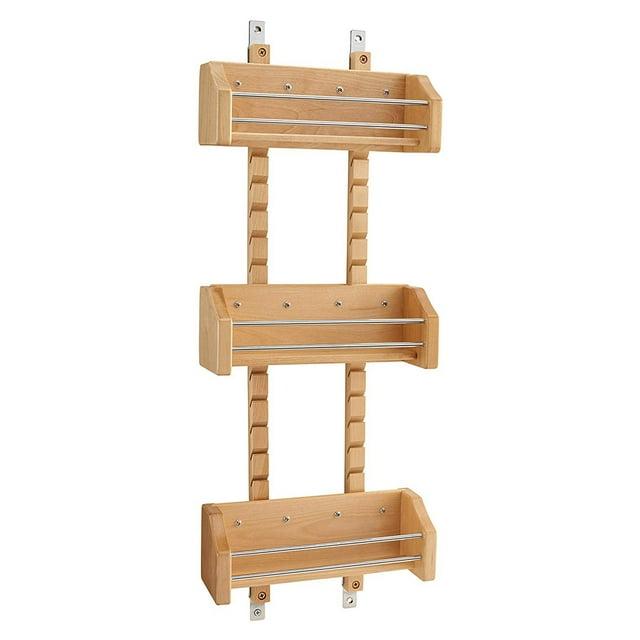 Rev-A-Shelf Rev-A-Shelf Small Adjustable 3-Shelf Cabinet Door Mount Spice Rack