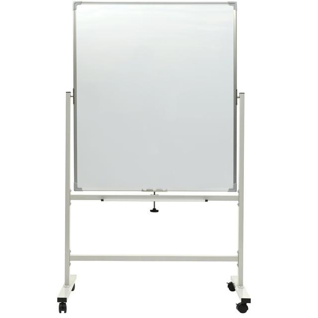 Reversable Whiteboard on Wheels - 36"x 42" (White Frame)