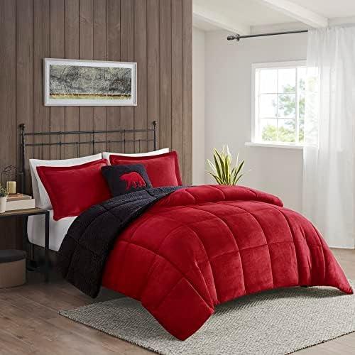 Woolrich Woolrich Alton Plush to Sherpa Down Alternative Comforter Set