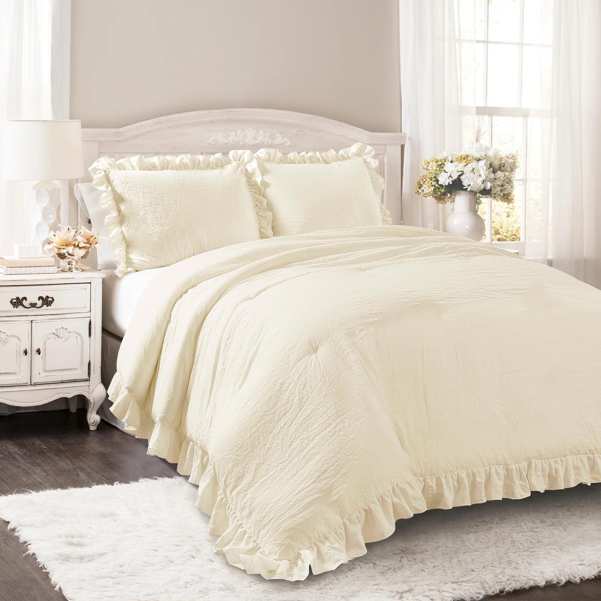 Lush Decor Reyna Microfiber 3 Piece Comforter Set