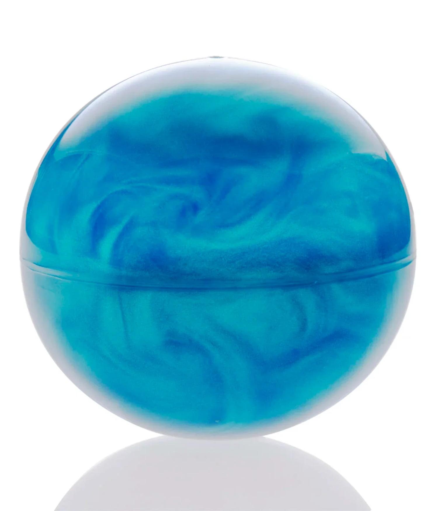 Blue Rheoscopic Fluid Planet Sphere