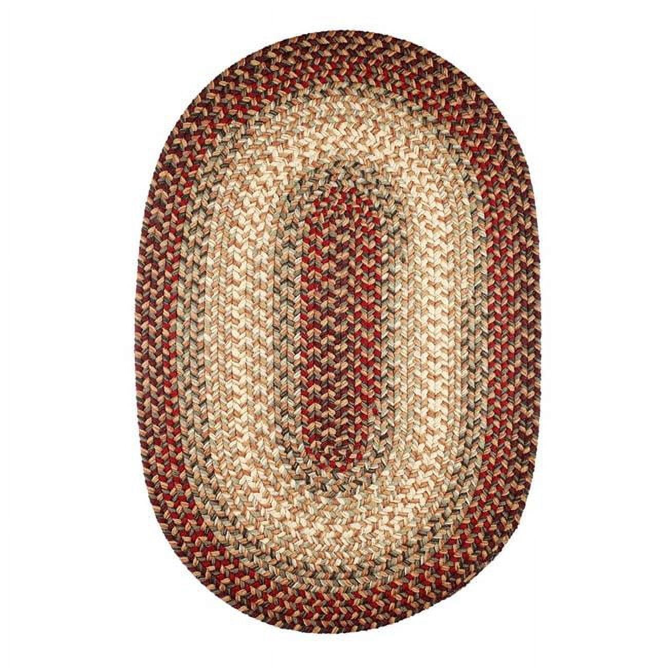 Rhody Rug  Easy Living 6' Round Rug Spanish Red