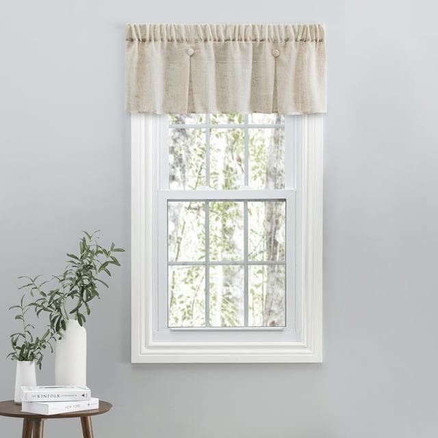 Ricardo Shannon Sheer Linen 2/Pleat Button Val 52x15 Natural