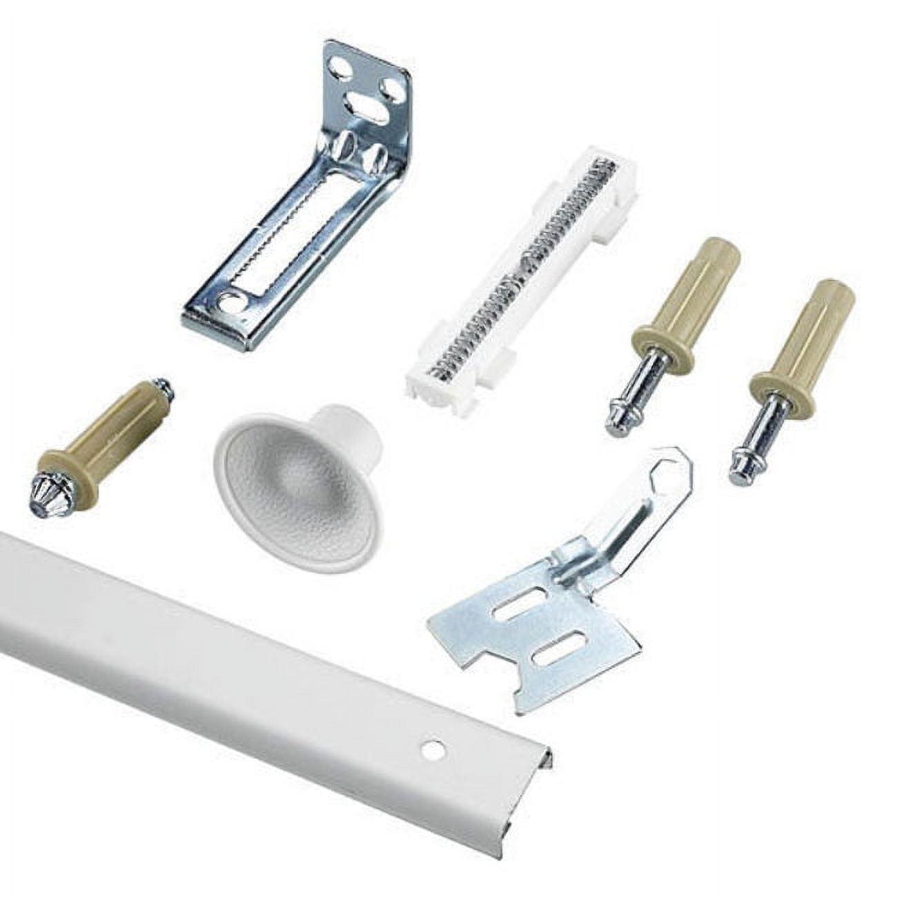 Richelieu 14014-Bc 36" Long Single Bi-Fold Door Track For Doors Up To 30 Pounds - White