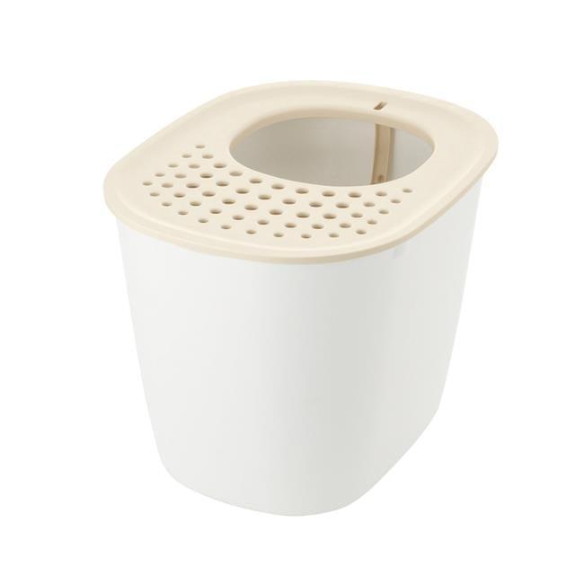 Richell Plastic Enclosed Litter Box with Scoop