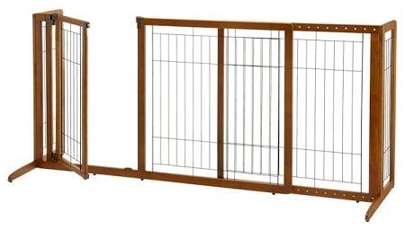 Wood Free Standing Pet Gate