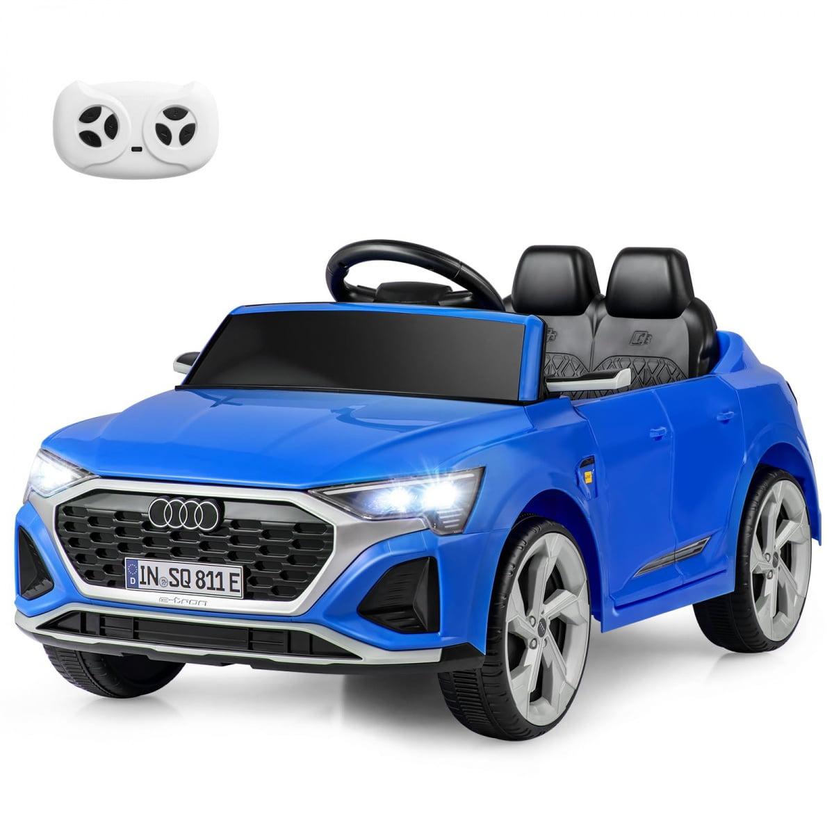 Blue 12V Audi Licensed Electric Ride-On SUV with Remote Control