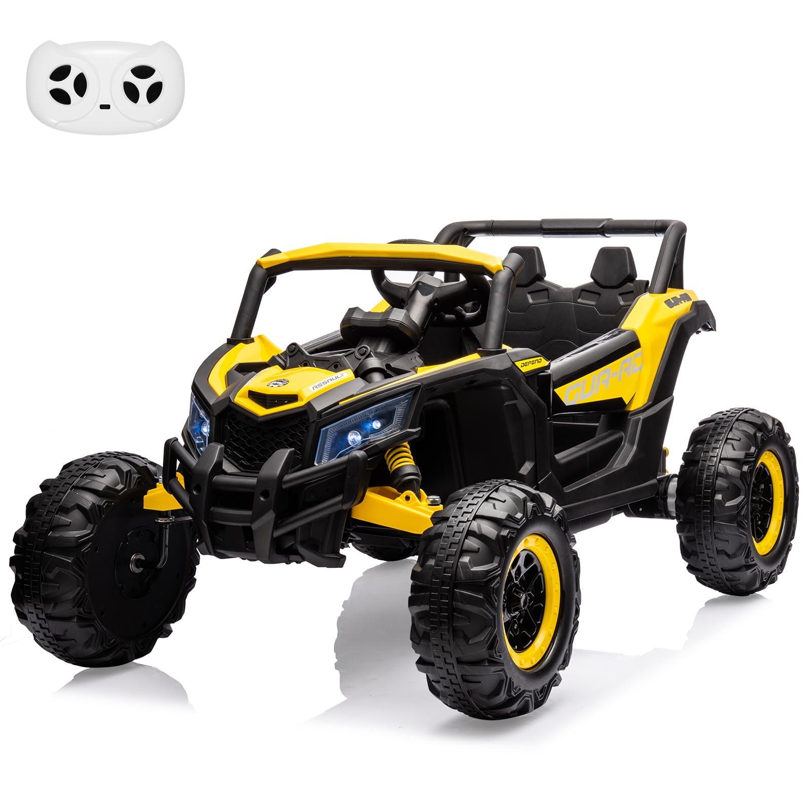 24V Ride On UTV Car, Battery Powered Electric Vehicles with Remote Control