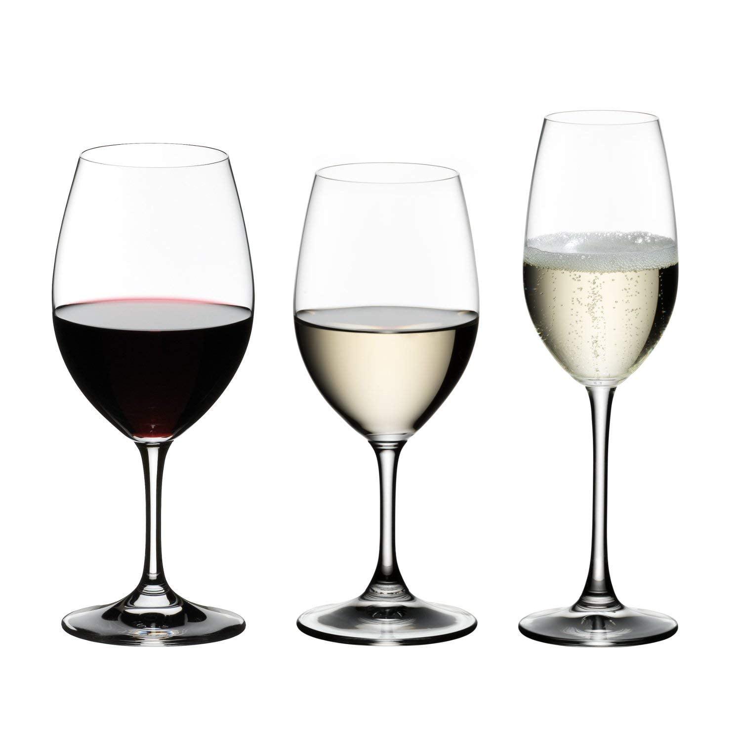 RIEDEL Ouverture Red Wine, White Wine, Champagne Glass Set (Pay 9 Get 12) (Set of 12)