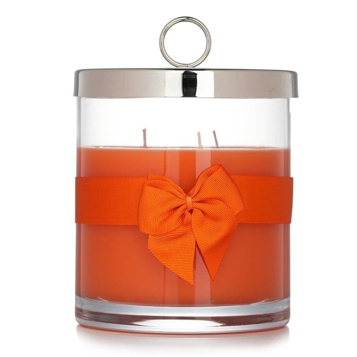 Amber and Incense Scented Candle in Glass Jar