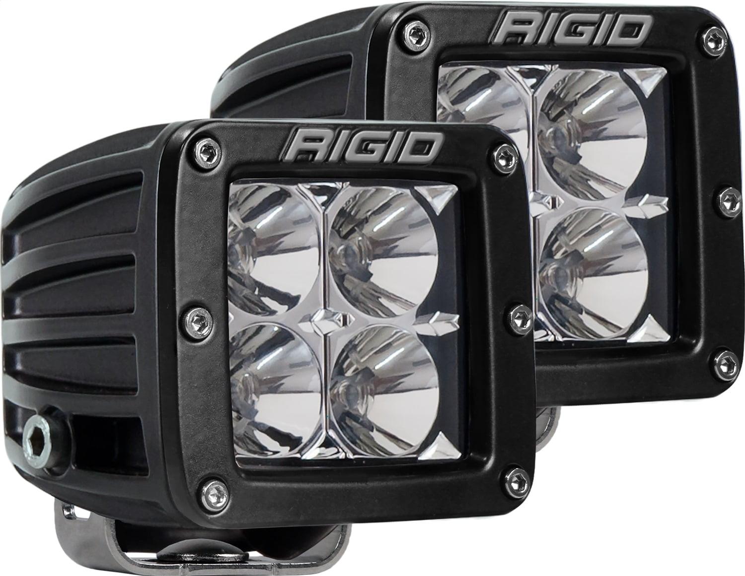 Rigid Industries Dually 30W Flood Lights, Exterior Decorative Lights, Fits Trucks, White, 2 Pieces