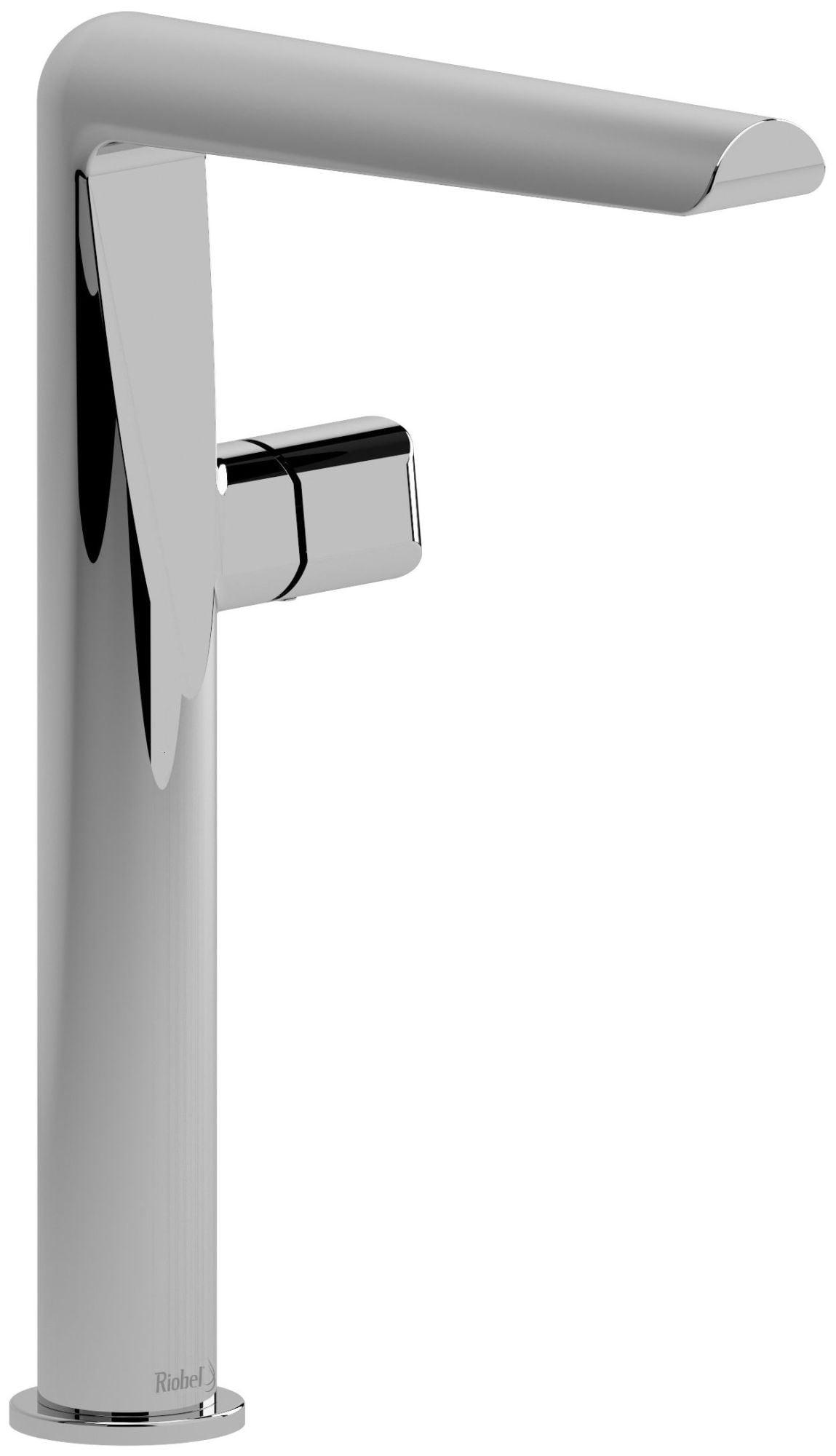 Parabola™ Brushed Chrome Single Hole Minimalist Bathroom Faucet