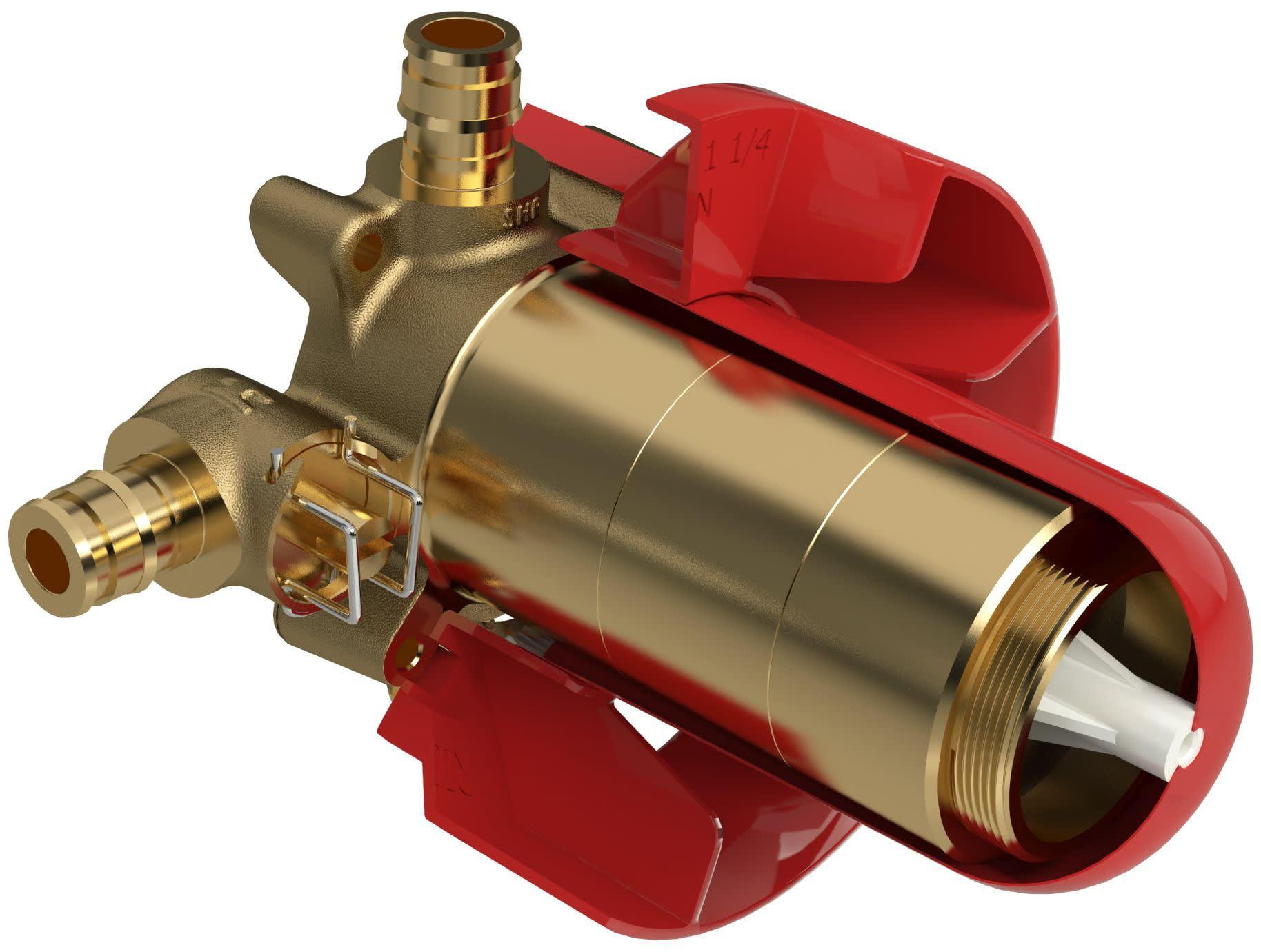 1/2" Therm & Pressure Balance Rough-in Valve with up to 3 Functions