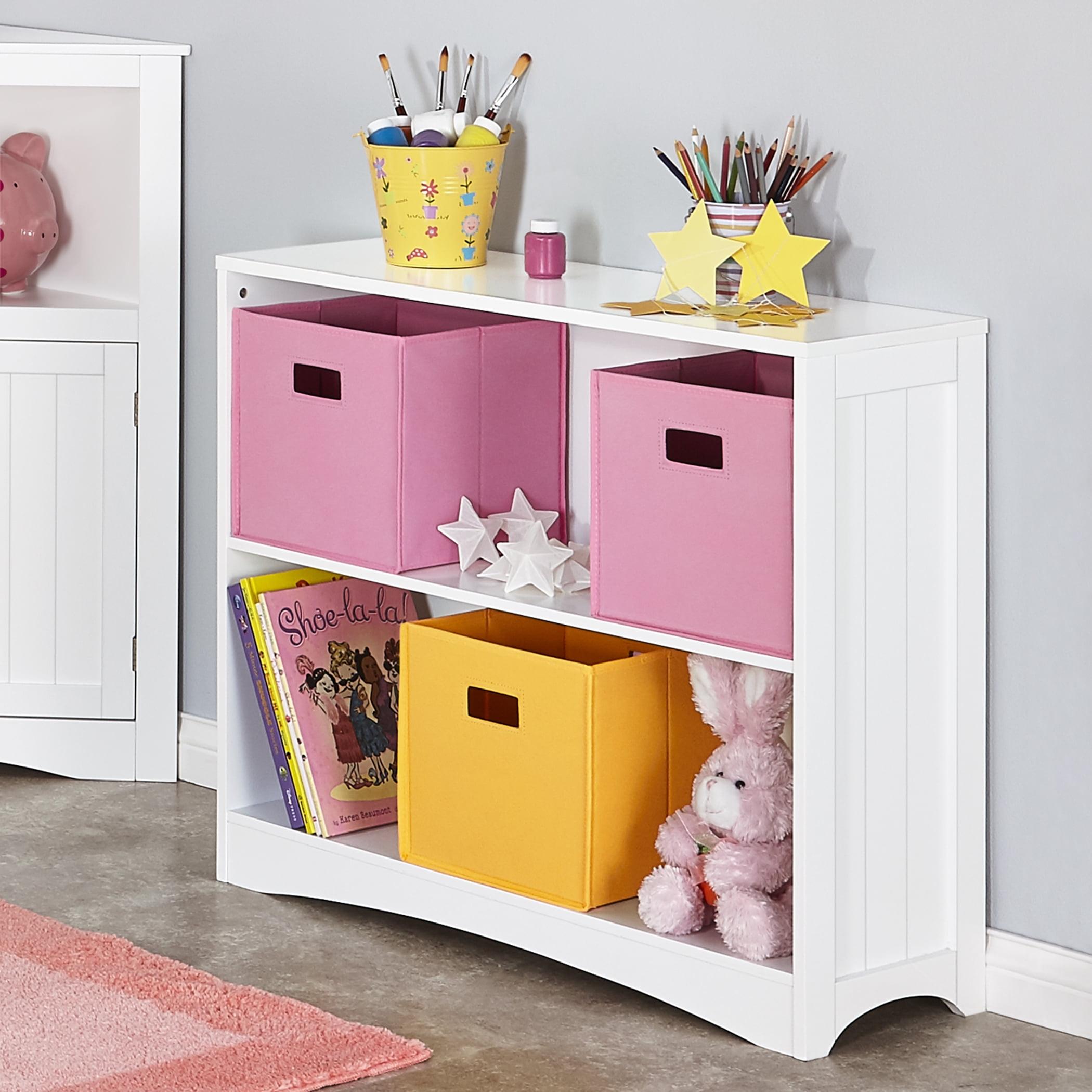 RiverRidge Home RiverRidge Kids Playroom Horizontal Toy Organizer Bookshelf with Open Storage Shelves