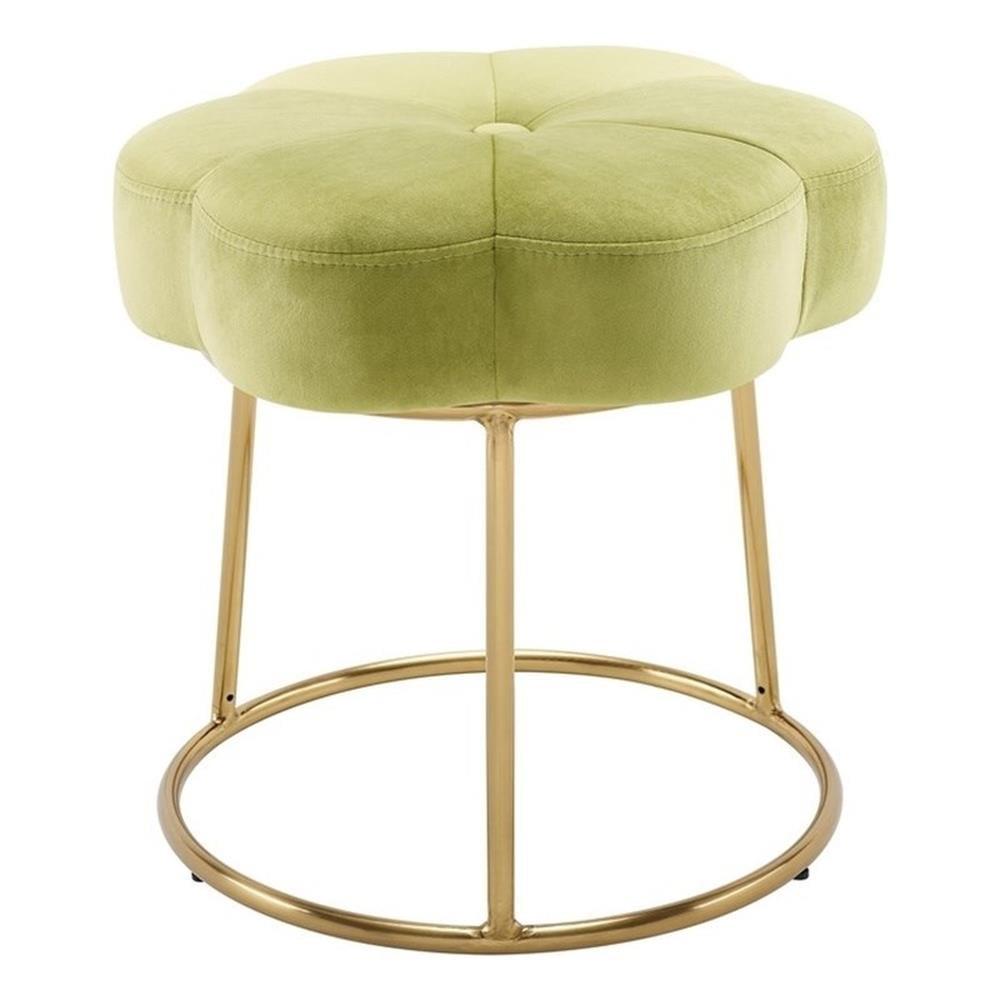 Ciara Flower Cushioned Vanity Stool