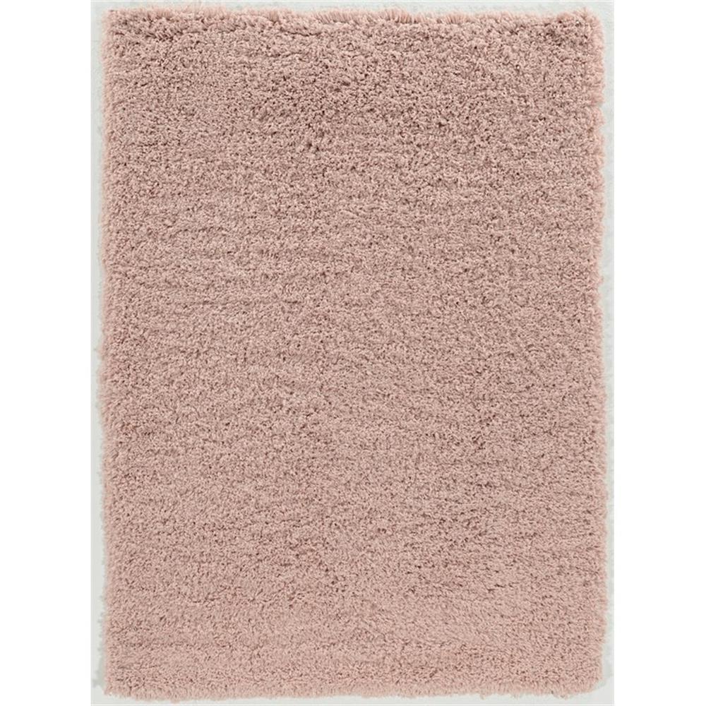 Riverbay Furniture 5' x 7' Shag Area Rug in Blush