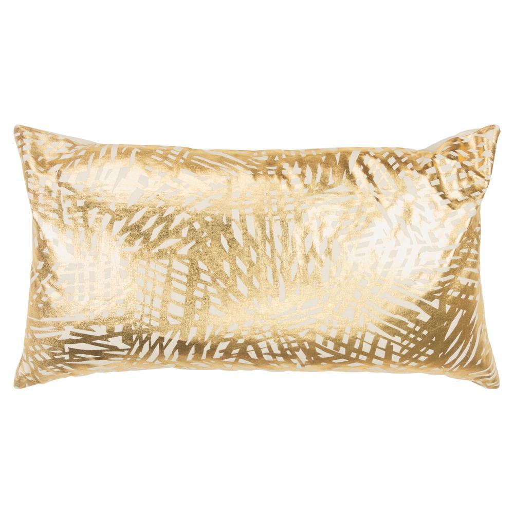 Abstract Cotton Throw Pillow