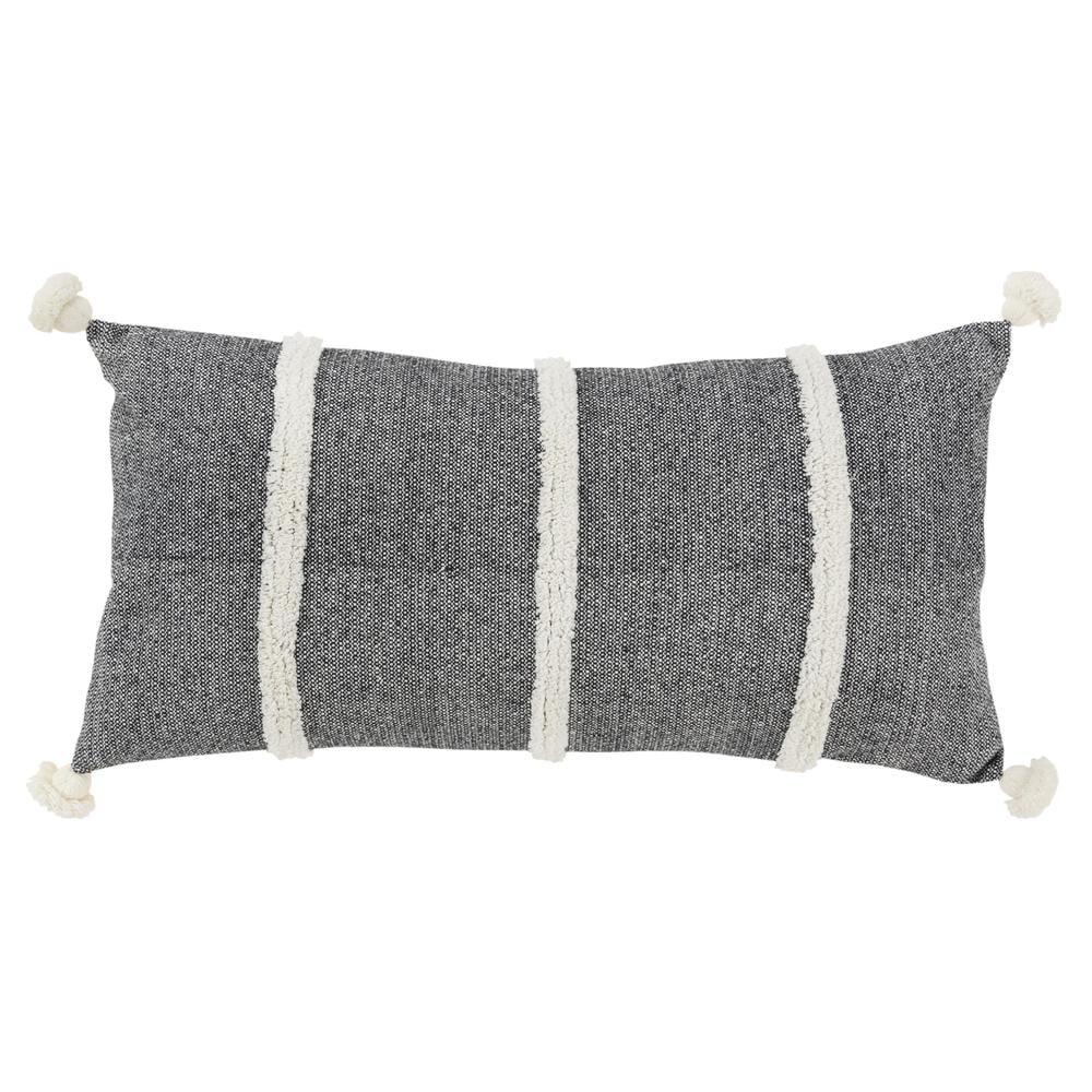 Rizzy Home Tassels Cotton Throw Pillow