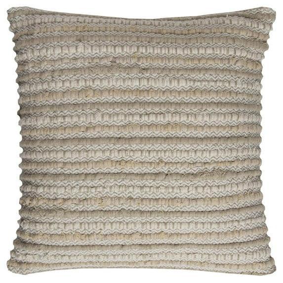 Rizzy Home Almohada Rellena de Poliéster de 20" x 20" - T11559