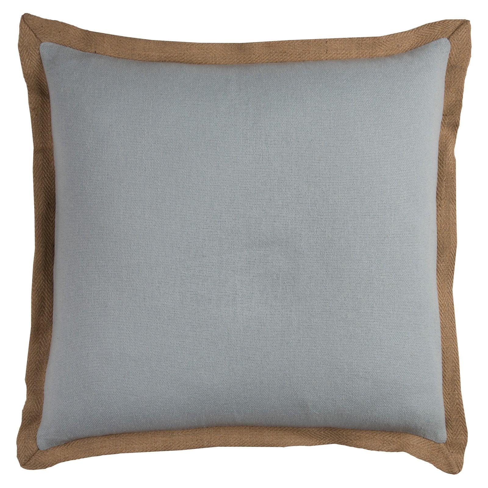 22"x22" Oversize Poly Filled Solid Square Throw Pillow with Framed Edges - Rizzy Home