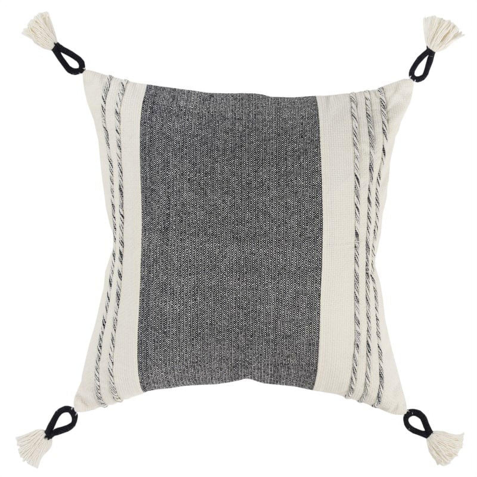 Tassels Cotton Throw Pillow