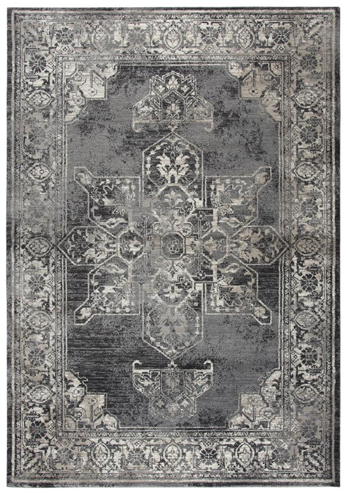 Transitional Gray and Taupe Wool Blend 8' x 10' Area Rug