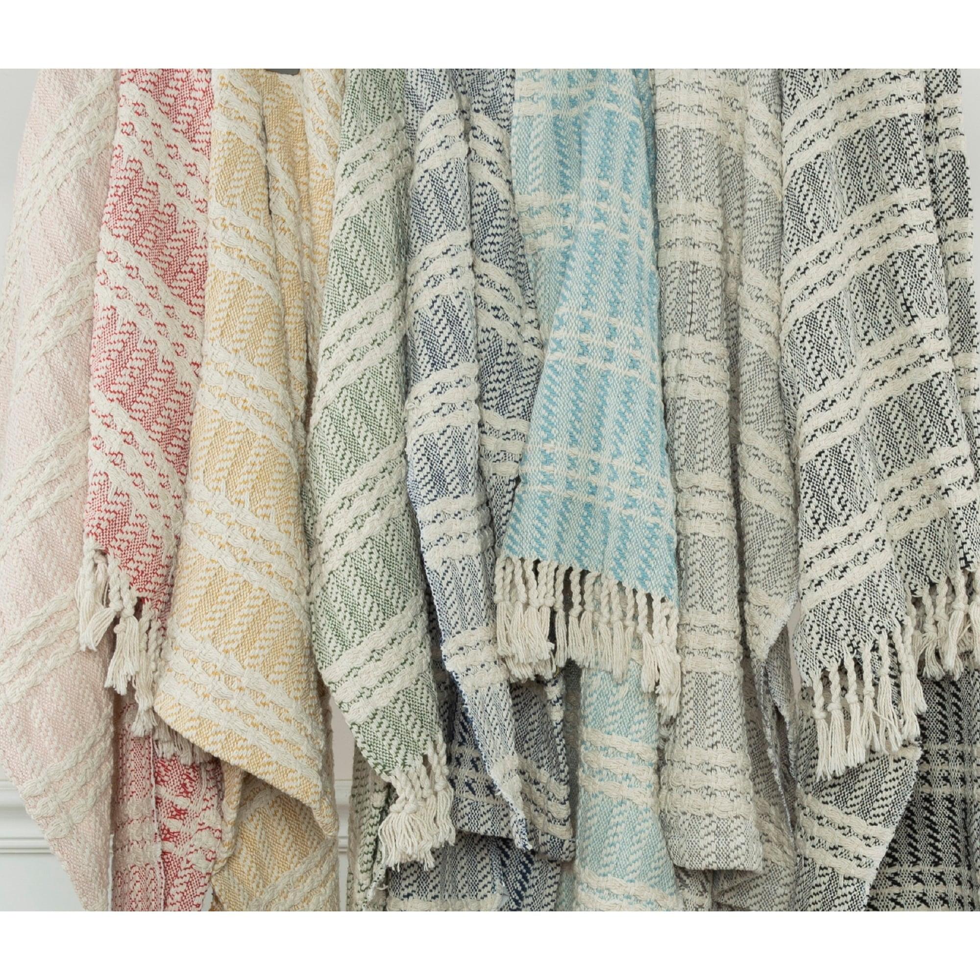 50"x60" Multi Striped Throw Blanket - Rizzy Home