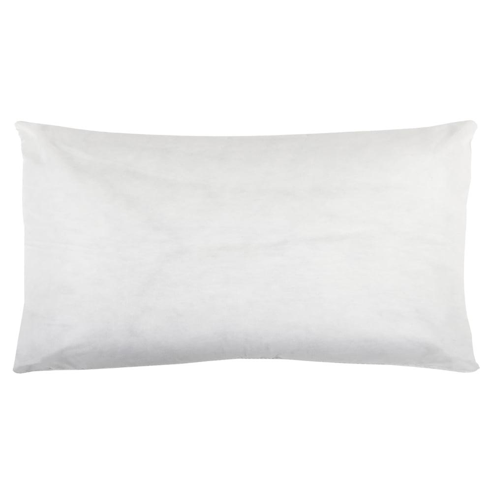 White Polypropylene Rectangle Pillow Insert 14" x 26"