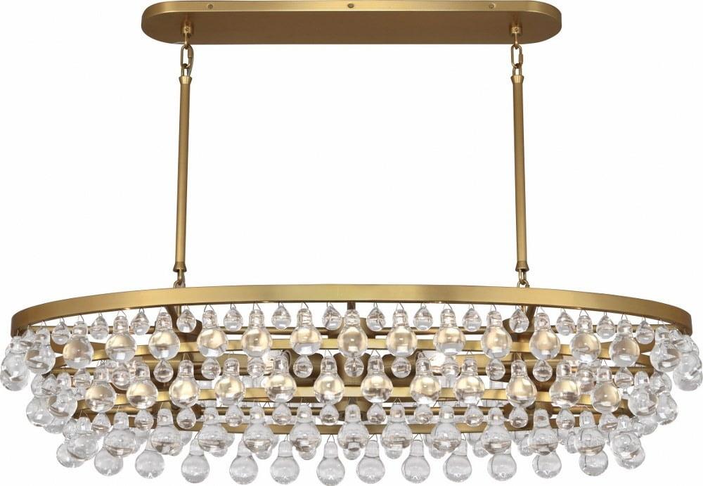 Antique Brass Elegance 8-Light Crystal Drop Drum Chandelier