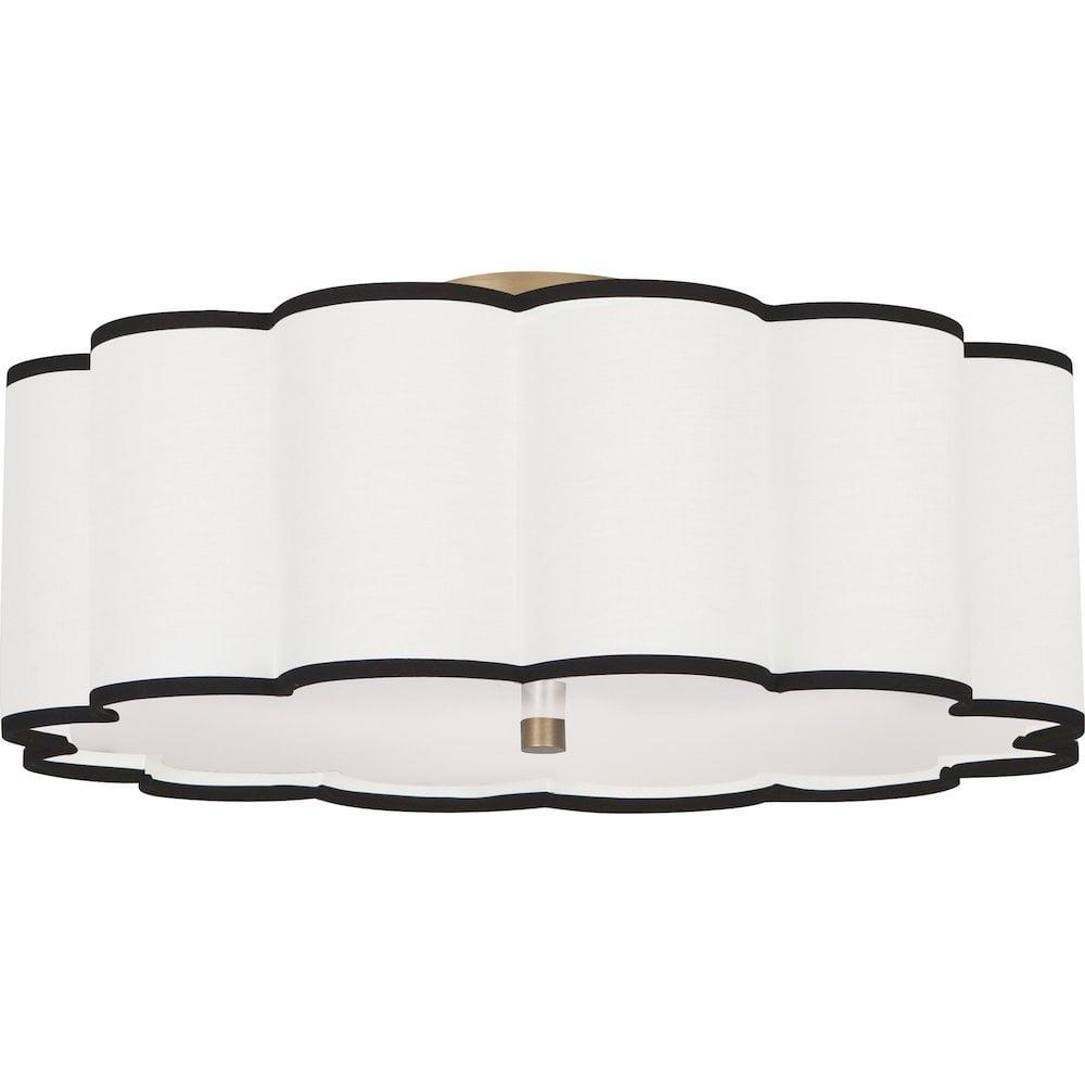 Tess Scalloped Flush Mount (16"-24")