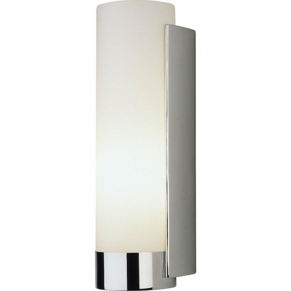 Tyrone Polished Chrome Cylinder Wall Sconce with Frosted Glass