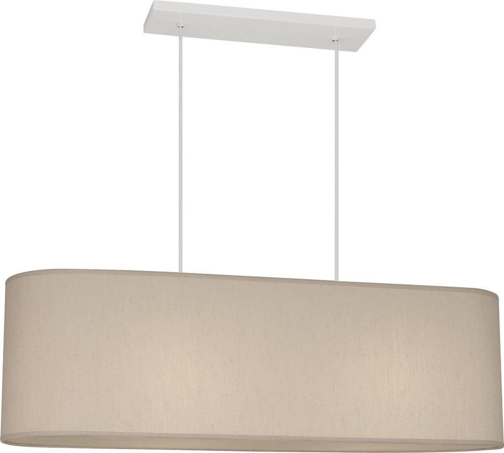 Elena 2 - Light Painted White Kitchen Island Pendant