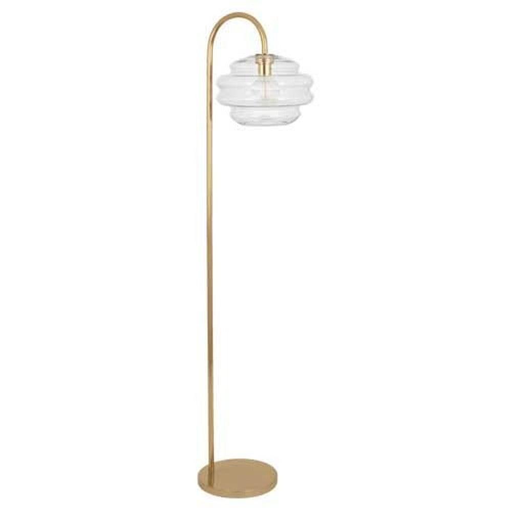 Horizon 62.5'' Modern Brass Arched Floor Lamp