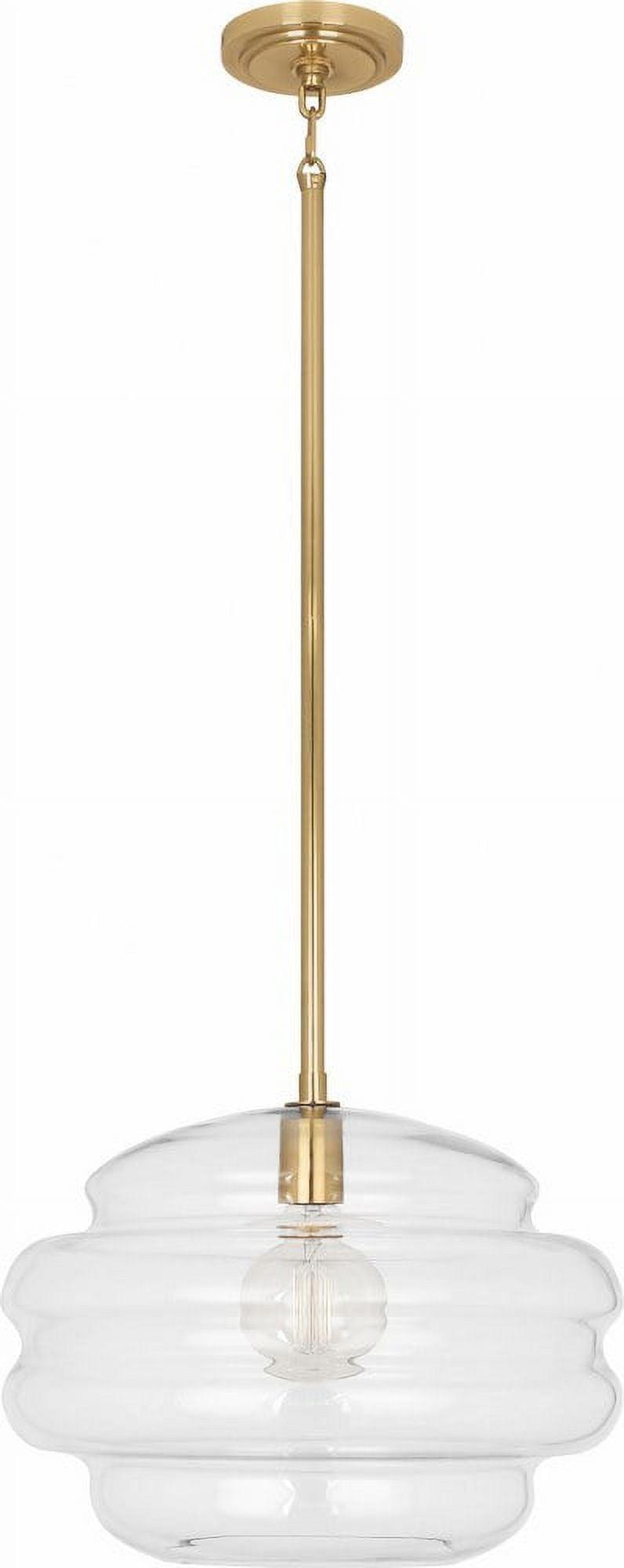 Horizon 1 - Light Modern Brass Single Pendant