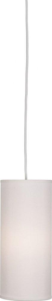 Elena 1 - Light Painted White Single Pendant