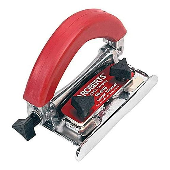 Red Stainless Steel Carpet Trimmer with Rubber Handle