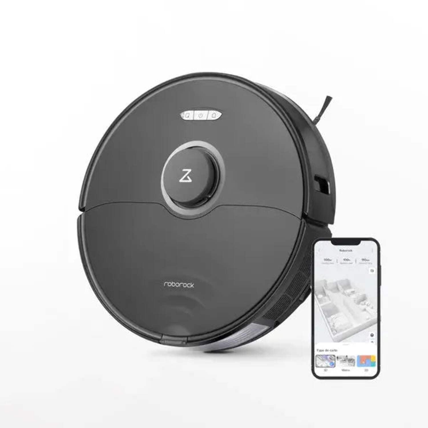 Roborock S8 White Cordless Robot Vacuum and Mop with Smart Mapping